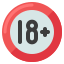 Logo 18+